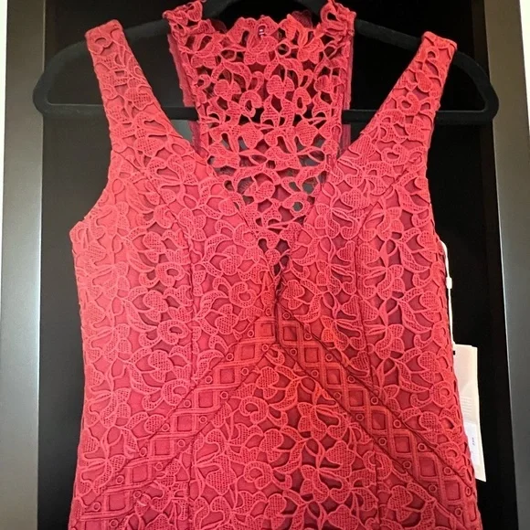 NWT classy burgundy dress - Picture 2 of 4